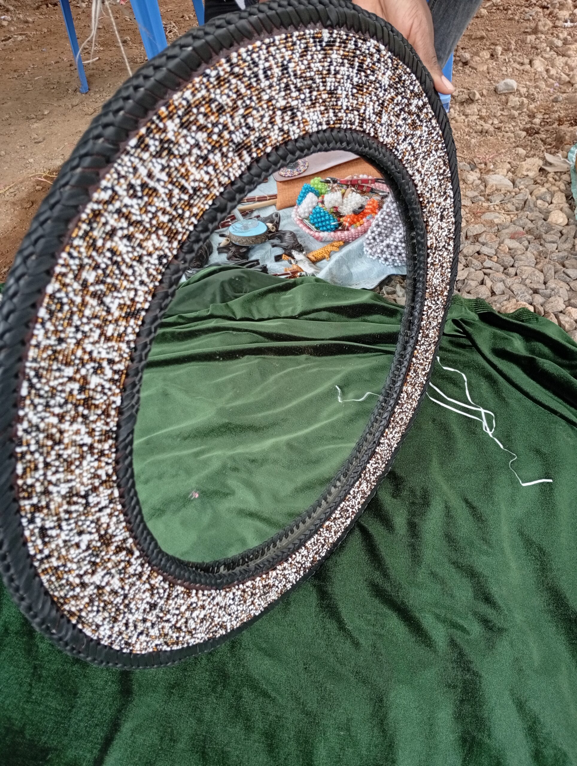 Beaded Mirror - Image 5