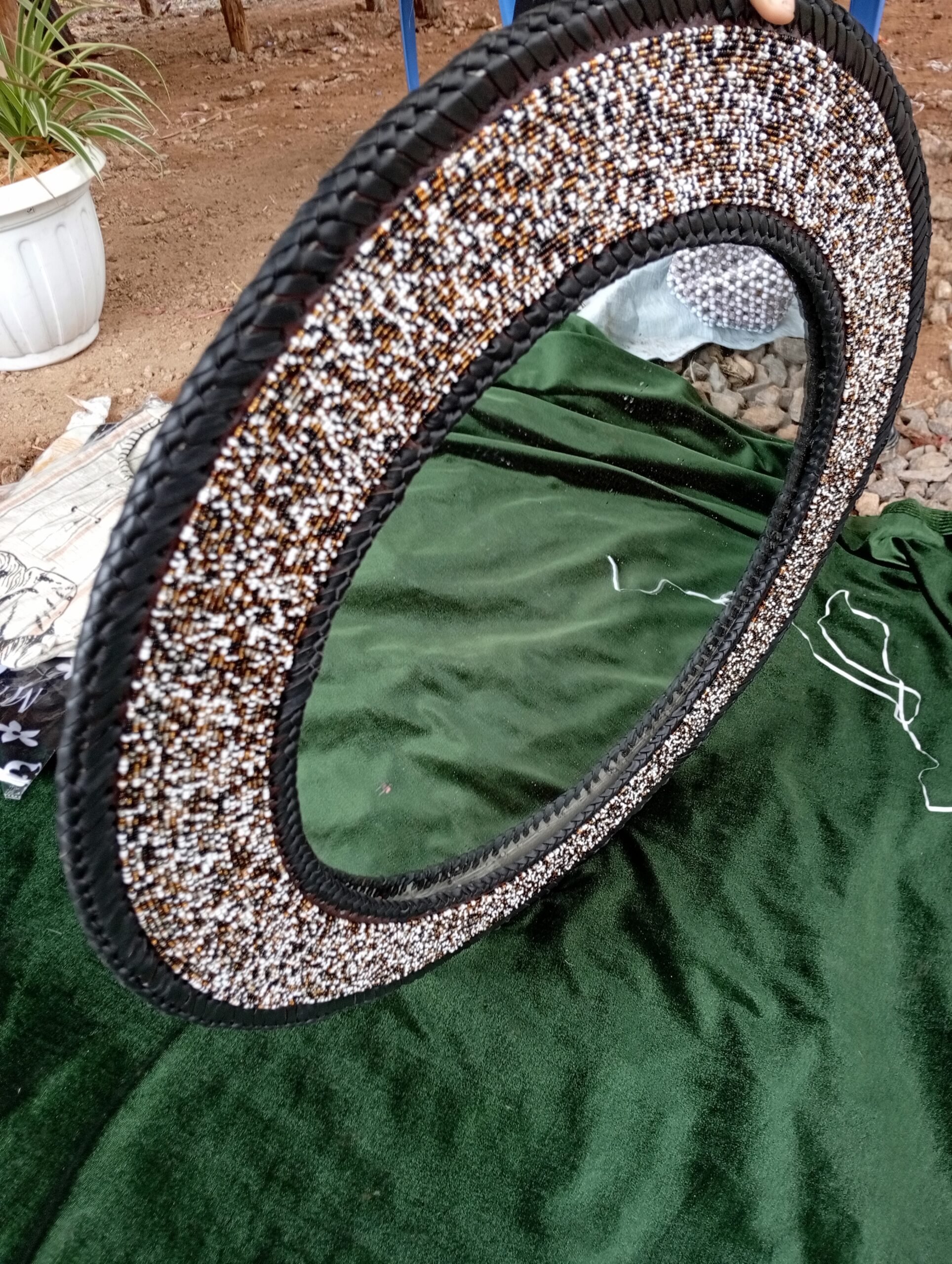 Beaded Mirror - Image 3