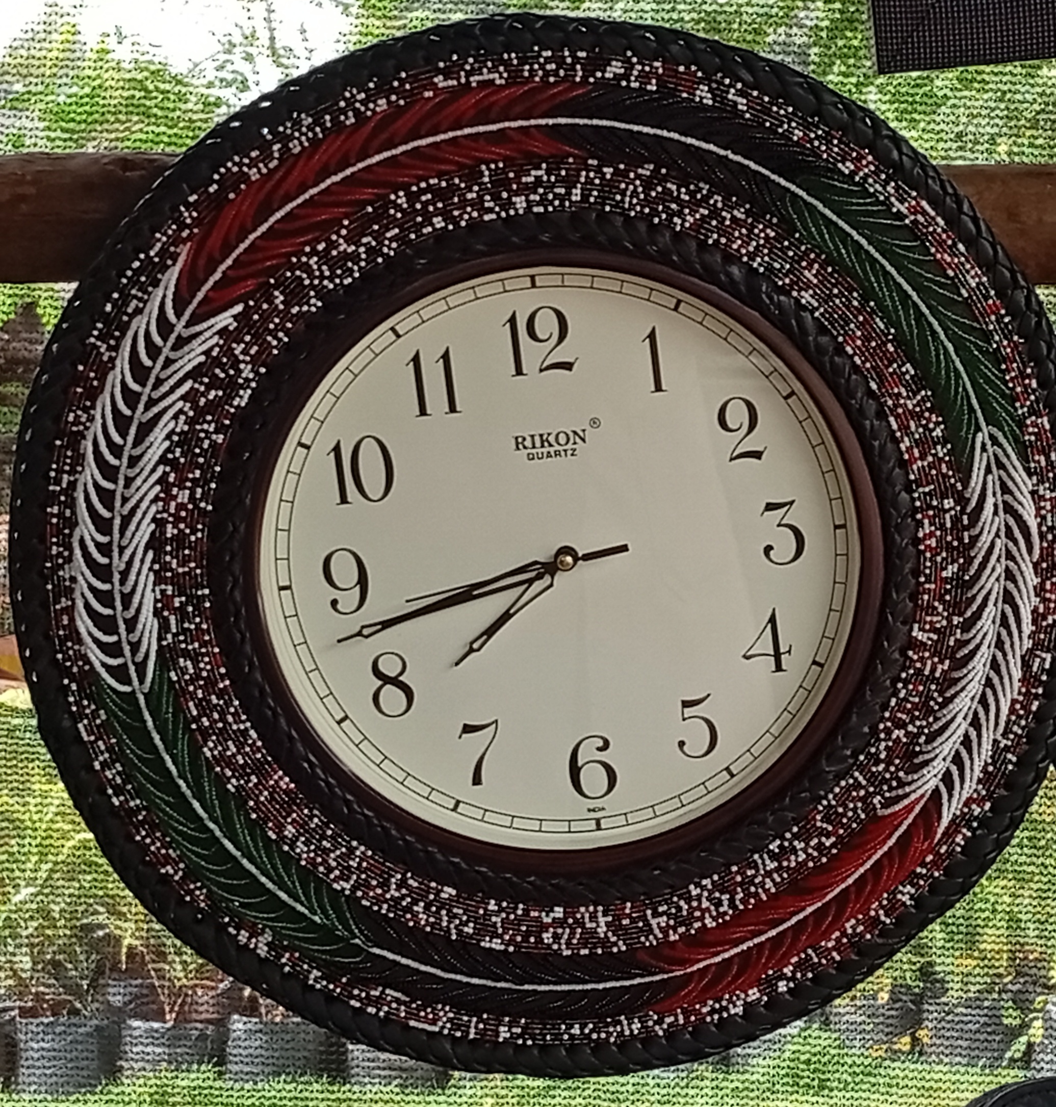 Beaded Wall Clock